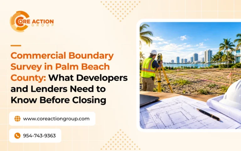Commercial Boundary Survey in Palm Beach County: What Developers and Lenders Need to Know Before Closing